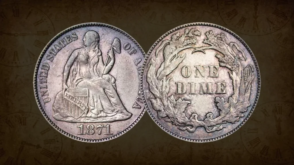 2. 1871CC Seated Liberty Dime 1