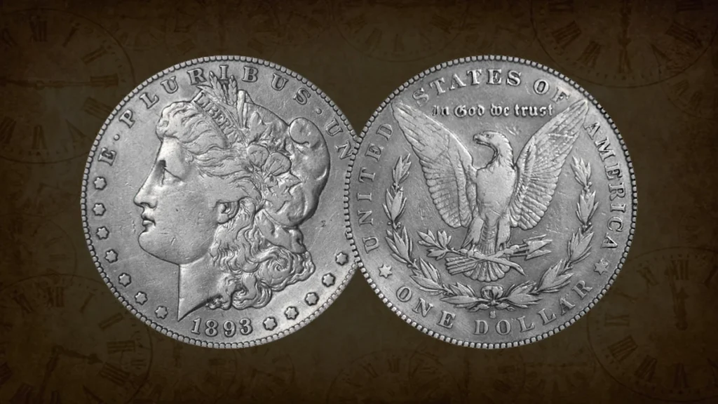 3. 1893 S Morgan Dollar 1