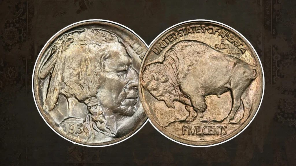 8. 1913 D Buffalo Nickel Type 2