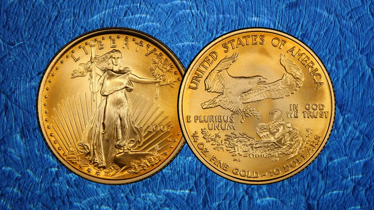 10 Rare American Gold Eagle Bullion Coins