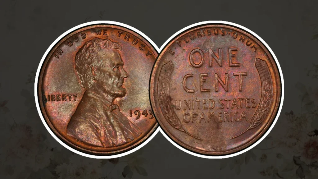 8. 1943 Lincoln Cent on Bronze Alloy