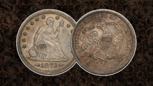 1873-CC Liberty Seated Quarter