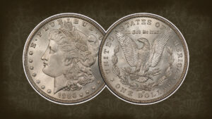 1886 O Morgan Silver Dollar