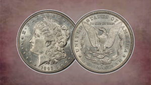 1893 O Morgan Silver Dollar