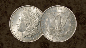 1895 O Morgan Silver Dollar