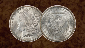 1896 O Morgan Silver Dollar