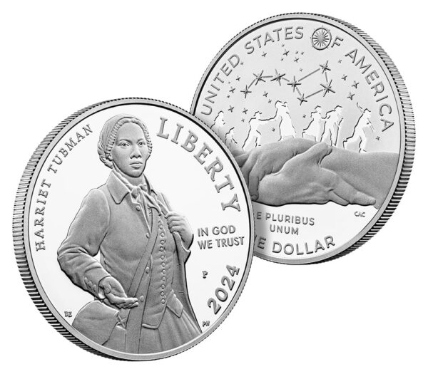 Harriet Tubman 2024 Proof Silver Dollar Coin