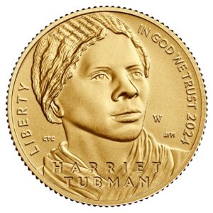 Harriet Tubman 2024 Uncirculated Five-Dollar Gold Coin