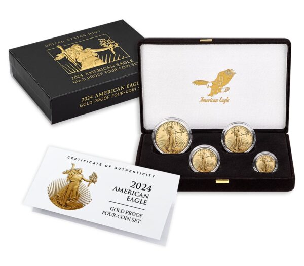 American Eagle 2024 Gold Proof Four-Coin Set