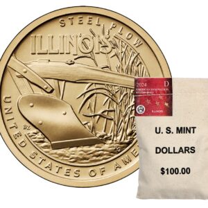 American Innovation $1 Coin 2024 Rolls and Bags - Illinois