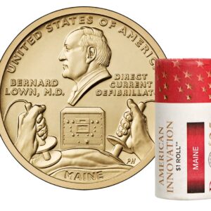 American Innovation $1 Coin 2024 Rolls and Bags - Maine