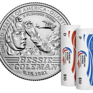 American Women Quarters 2023 Rolls and Bags – Bessie Coleman