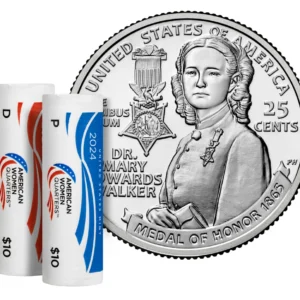 American Women Quarters 2024 Rolls and Bags - Dr. Mary Edwards Walker