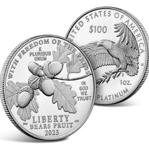 First Amendment to the United States Constitution 2023 Platinum Proof Coin - Freedom of the Press