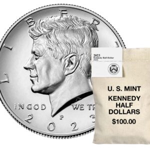 Kennedy 2023 Half Dollar 200-Coin Bag