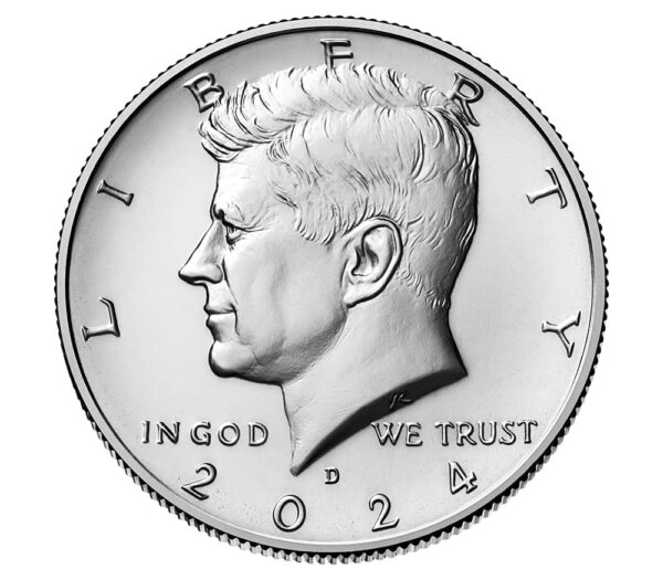 Kennedy 2024 Half Dollar 200-Coin Bag