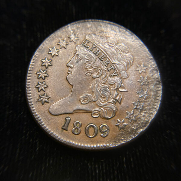 1809 P Classic Head Half Cent Normal Date