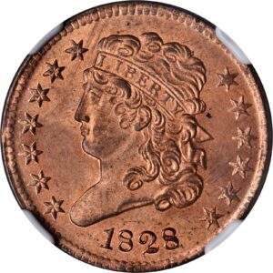 1828 Classic Head Half Cent