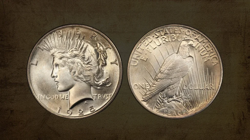 1925 Peace Silver Dollar