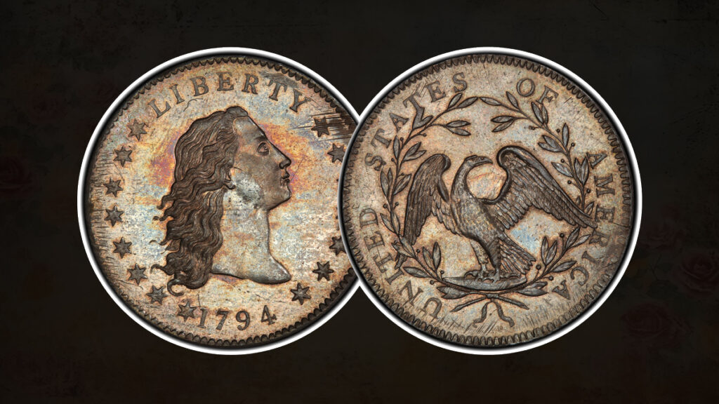 13 Most Valuable Coins in Circulation 3 2. 1794 Flowing Hair Dollar Special Strike