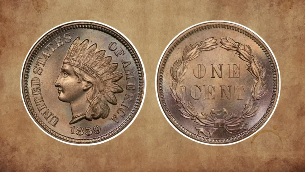 10 Valuable Cent Coins: Lincoln and Indian Head Pennies 6 5. 1859 Indian Head Penny Regular Strike