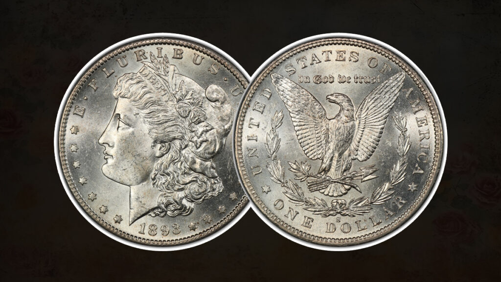 13 Most Valuable Coins in Circulation 7 6. 1893 S Morgan Silver Dollar Regular Strike