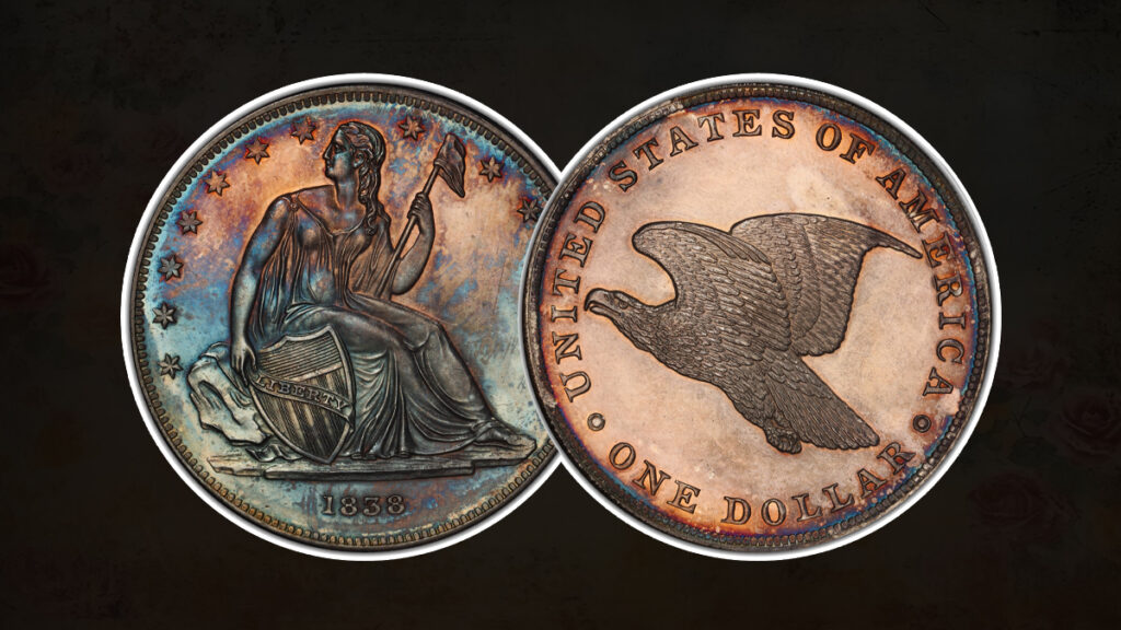 13 Most Valuable Coins in Circulation 8 7. 1838 Proof Gobrecht Dollar Restrike