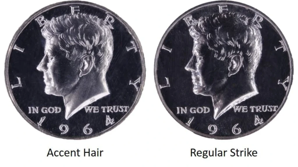 13 Most Valuable Kennedy Half Dollar Coins Worth Money 5 4. 1964 Accented Hair Kennedy Half Dollar