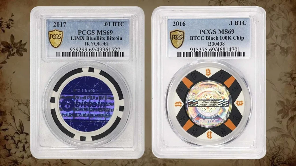 Record Price for Rare Bitcoin Token at Stack’s Bowers Auction 2 coin cover image psd